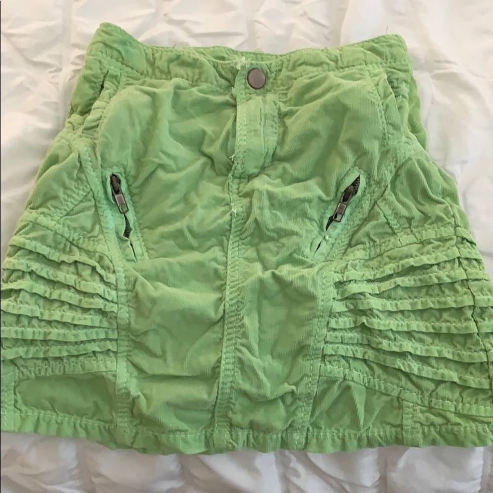 Lime Green Skirt